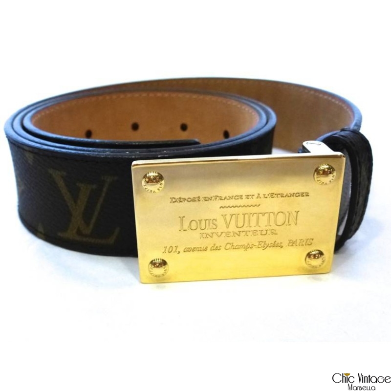 cinturón original de Louis Vuitton
