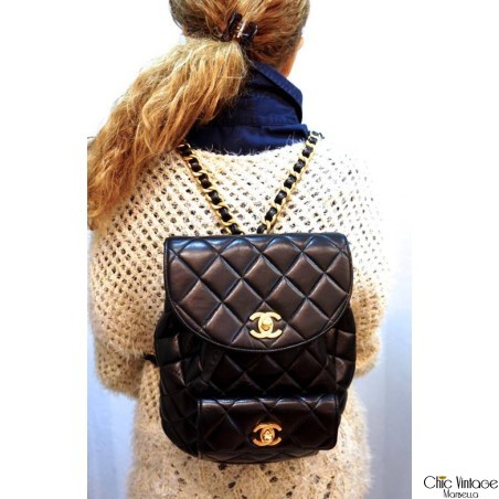 Mochila Cuero CHANEL