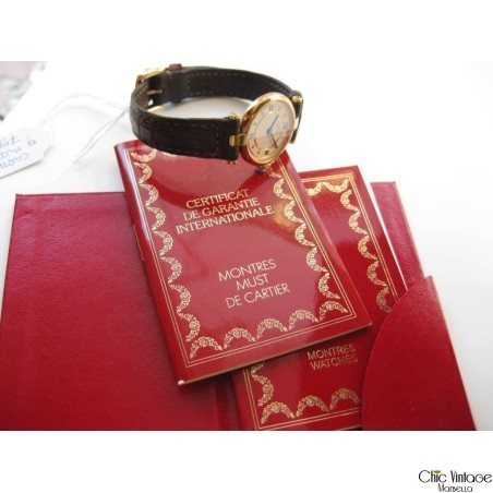 CARTIER Must Vermeil