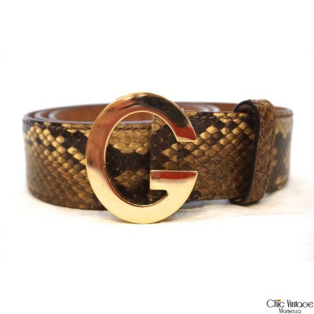 Cinturón Pitón GUCCI