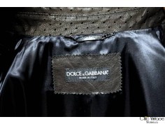 Cazadora Cuero Perforado DOLCE GABBANA Cazadora Cuero Perforado DOLCE GABBANA