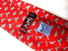 HERMÈS Corbata Delfines