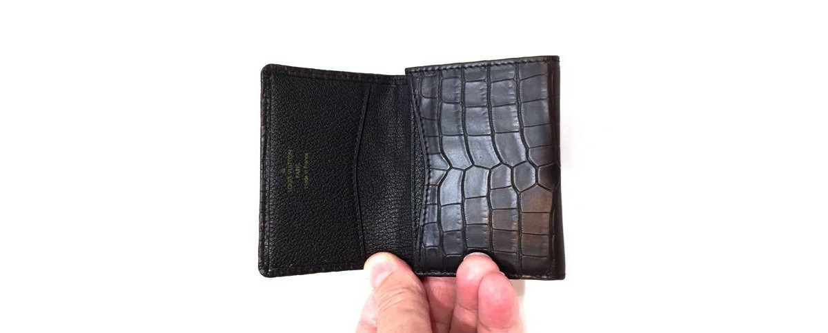Monedero LOUIS VUITTON Cocodrilo Monedero LOUIS VUITTON Cocodrilo