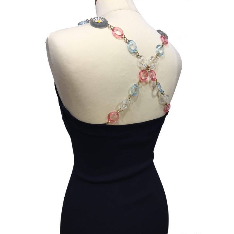Vestido Azul Marino BLUMARINE FOLIES