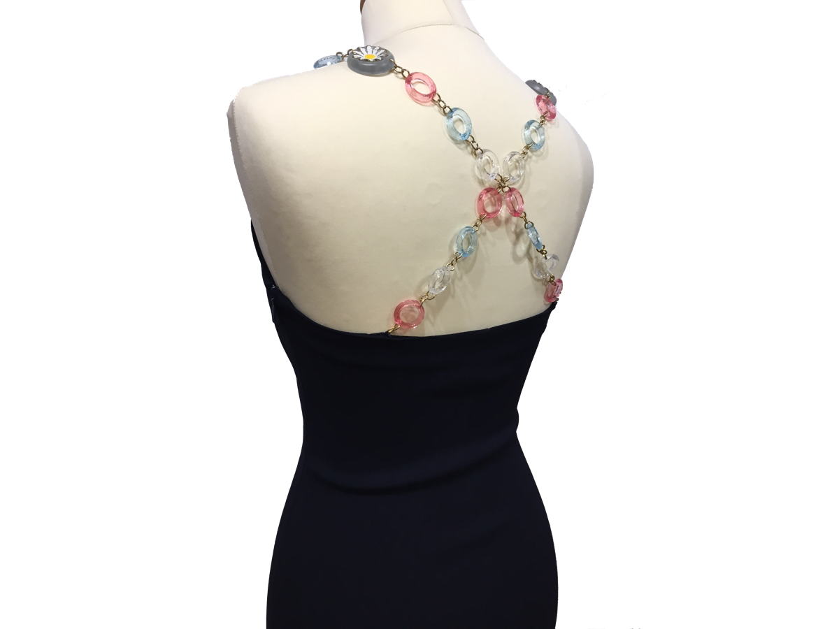 Vestido Azul Marino BLUMARINE FOLIES