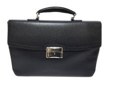 Maletín BULGARI Cuero negro