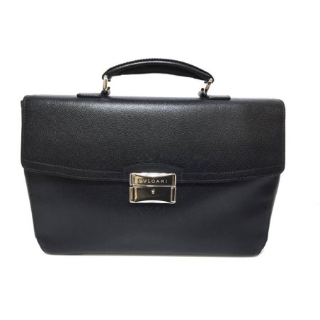 Maletín BULGARI Cuero negro