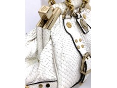 Bolso VERSACE Pitón Blanco.