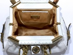 Bolso VERSACE Pitón Blanco.