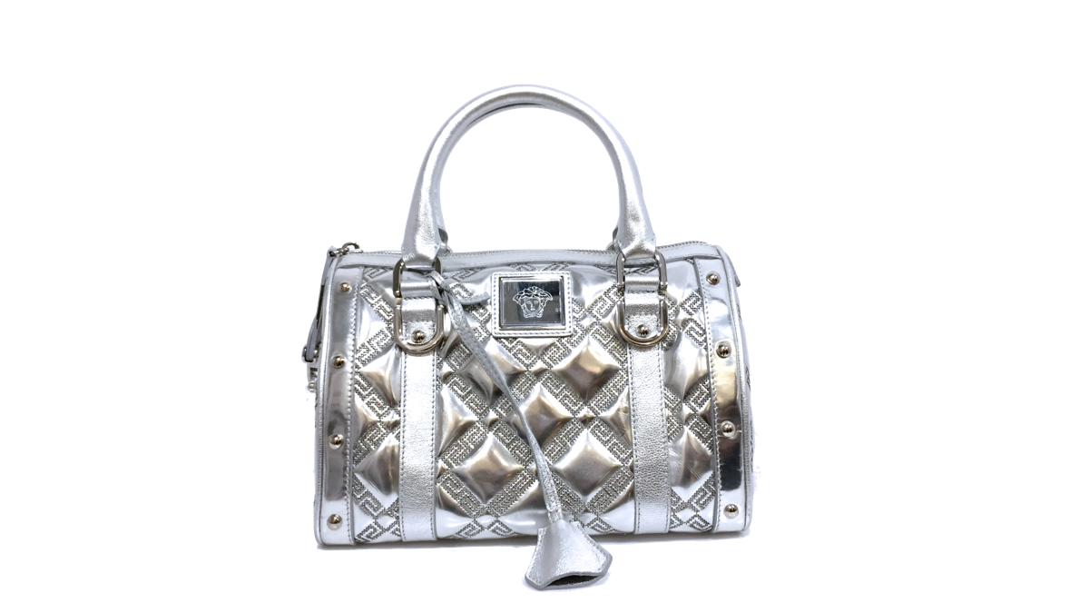 Bolso Mano VERSACE Plateado