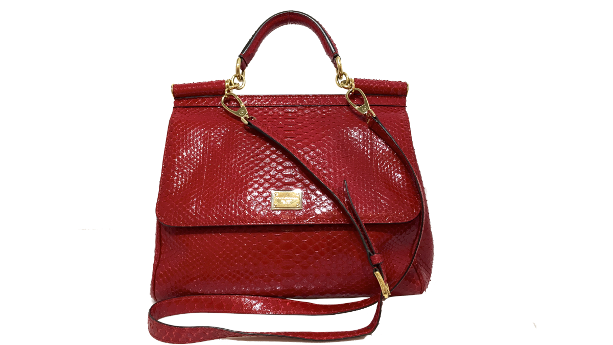 Bolso Pitón DOLCE & GABBANA Modelo SICILY 