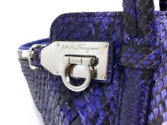 Bolso Pitón SALVATORE FERRAGAMO Modelo VERVE Bolso Pitón SALVATORE FERRAGAMO Modelo VERVE