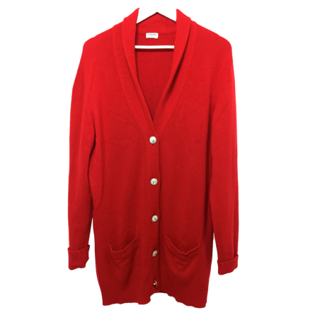 Chaqueta CHANEL Cashmere Rojo