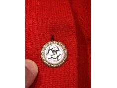 Chaqueta CHANEL Cashmere Rojo