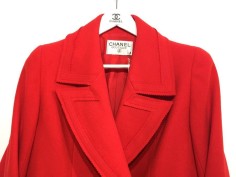 Abrigo CHANEL en Lana Roja 