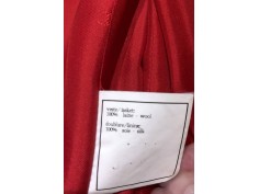 Abrigo CHANEL en Lana Roja 