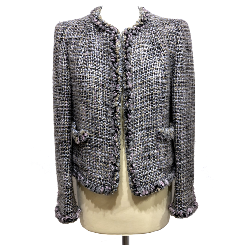 Chaqueta CHANEL en Tweed Centelleante Chaqueta CHANEL en Tweed Centelleante