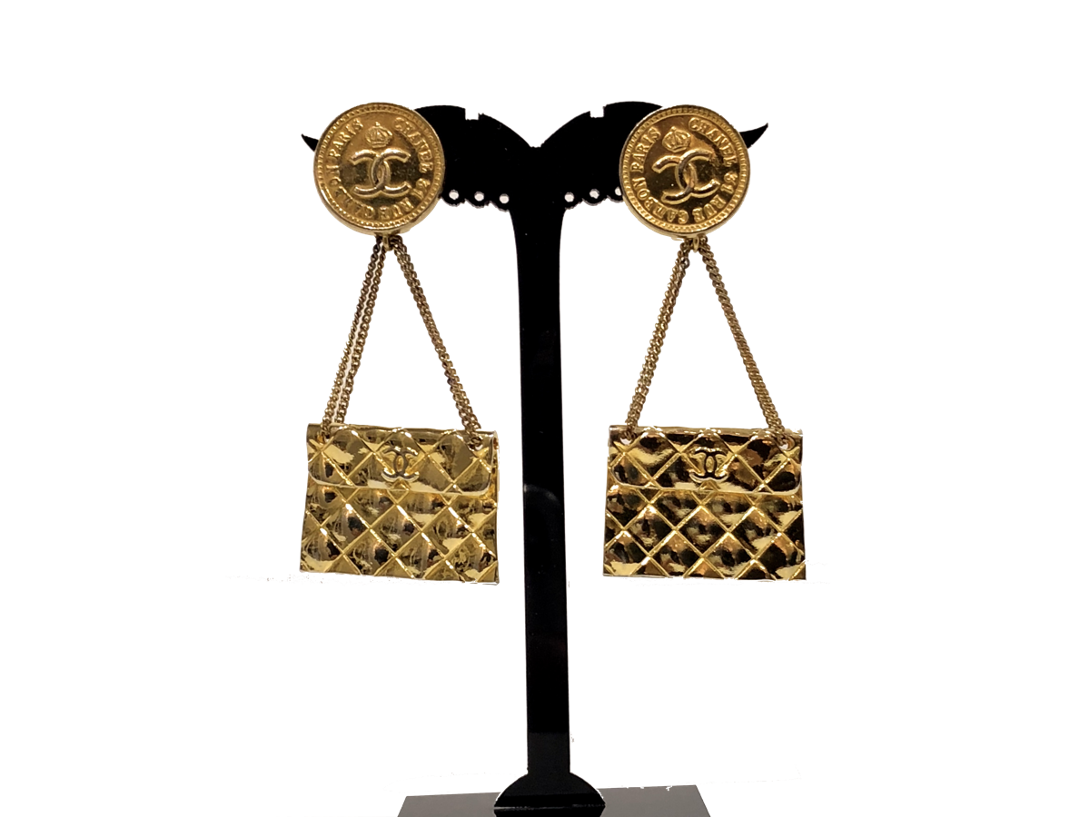 Pendientes Clips CHANEL Bolso