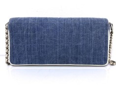 Bolso CHANEL Tela Jeans azul Bolso CHANEL Tela Jeans azul