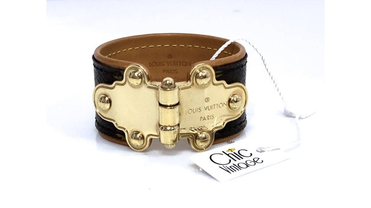 Pulsera LOUIS VUITTON SAVE IT Monogram (articulo pre-amado) 