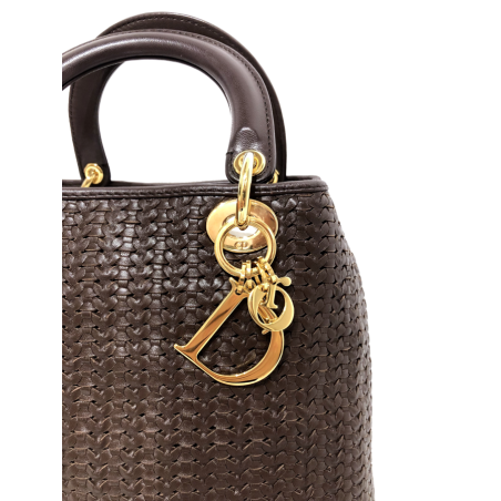 Bolso DIOR Cuero Trenzado (articulo pre-amado)