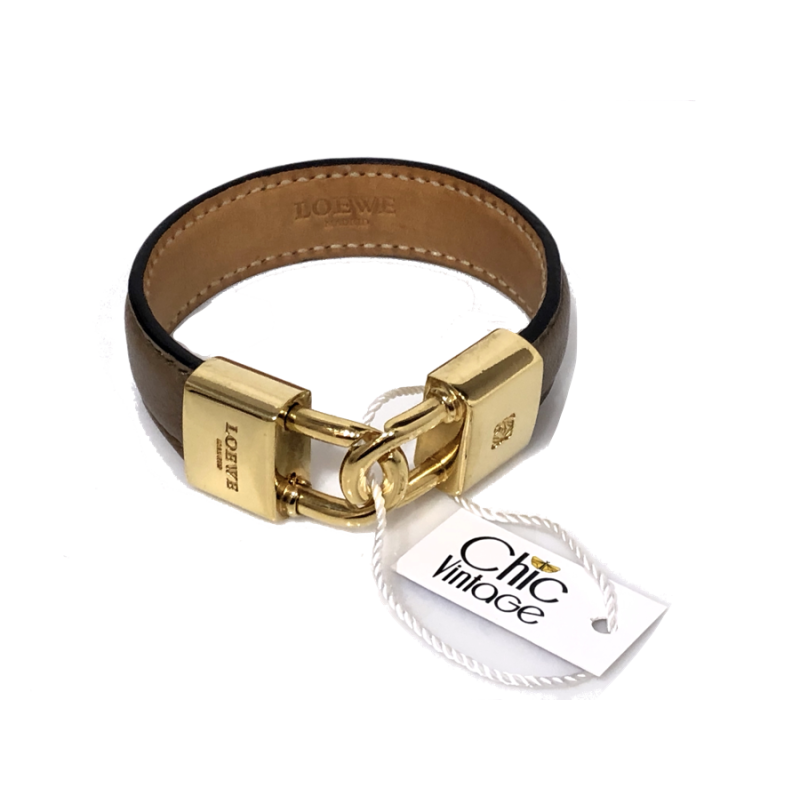 Pulsera de LOEWE cuero marrón