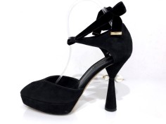 Peep toes de ante negro LOUIS VUITTON Peep toes de ante negro LOUIS VUITTON