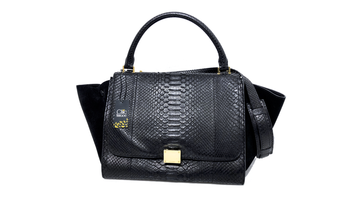 Bolso CÉLINE Modelo Trapèze Piton