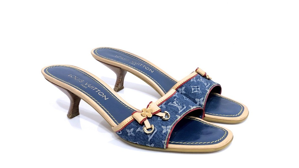 Sandalias LOUIS VUITTON Denim 
