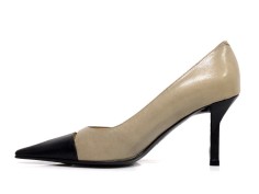 Salones CHANEL Cuero Bicolor Salones CHANEL Cuero Bicolor