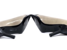 Salones CHANEL Cuero Bicolor Salones CHANEL Cuero Bicolor