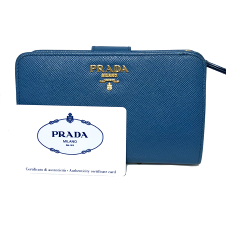 Cartera PRADA Saffiano Azul