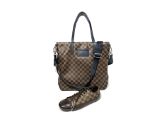 Bolso Vintage Tote LOUIS VUITTON Damier Ebene