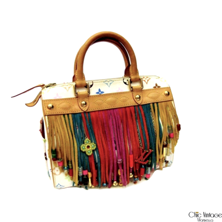 Bolso LOUIS VUITTON Fringe Speedy Multicolor