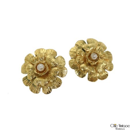 Pendientes CHANEL Camelia