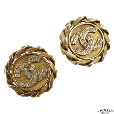 Pendientes CHANEL CC Interlocked